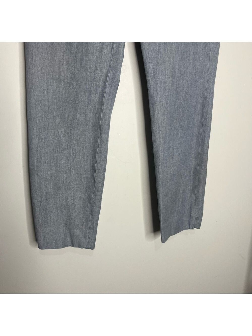 Banana Republic Sloan Fit Slim Cropped Grey/Blue Ankle Pants, size 10 - Picture 4 of 12
